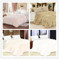 GS-FFPVB-5 cheaper Embossed plain winter blankets for double bed